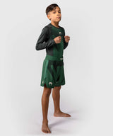 Venum MMA Shorts Attack Kids - Groen/Gebroken Wit