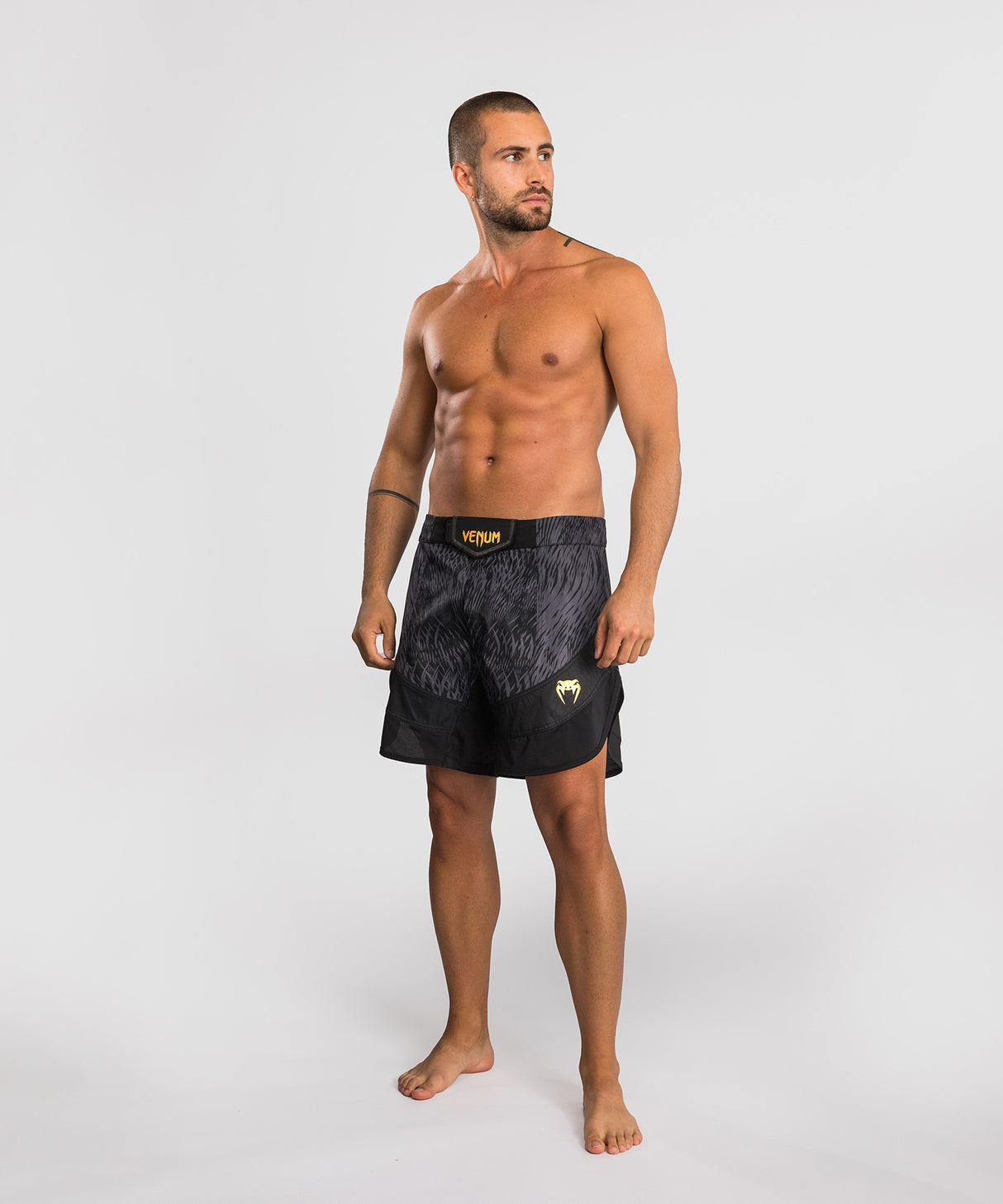 Venum x Chimaev MMA Shorts - Zwart/Grijs