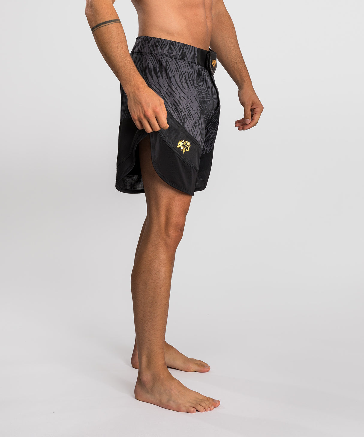 Venum x Chimaev MMA Shorts - Zwart/Grijs