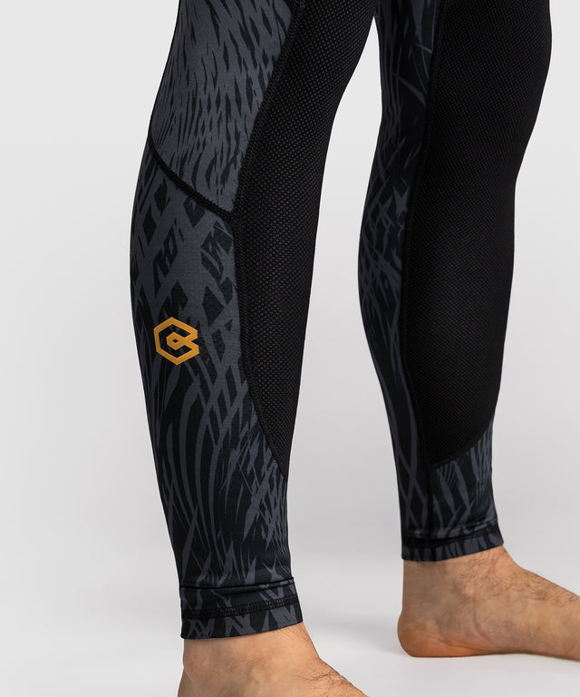Shorts de compression Venum x Chimaev – Noir/Gris