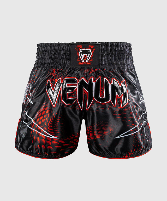 Venum Muay Thai Shorts Matupa - Zwart/Rood/Zilver