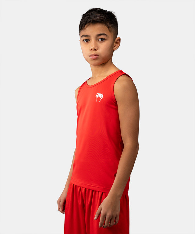 Débardeur Venum Contender Youth – Rouge - vue de côté