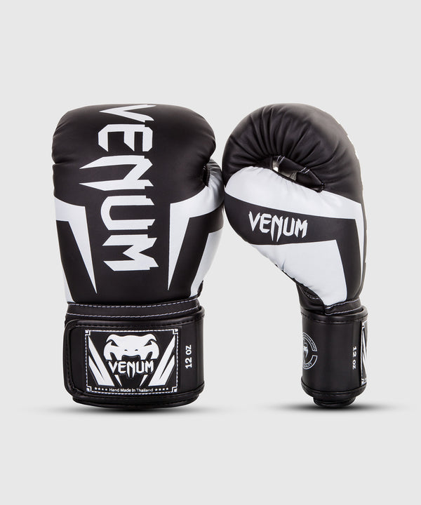 Boxerské rukavice Venum Elite – Černé/Bílé