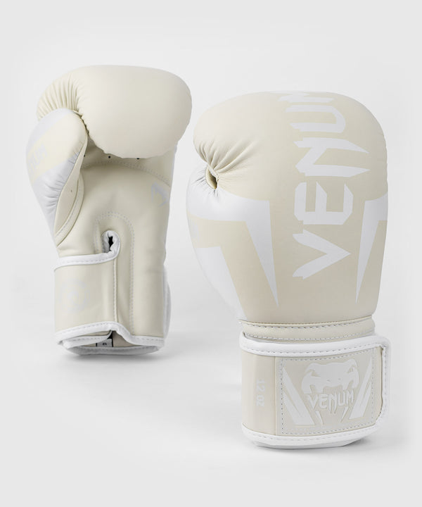 Boxerské rukavice Venum Elite – Bílé/Bílé
