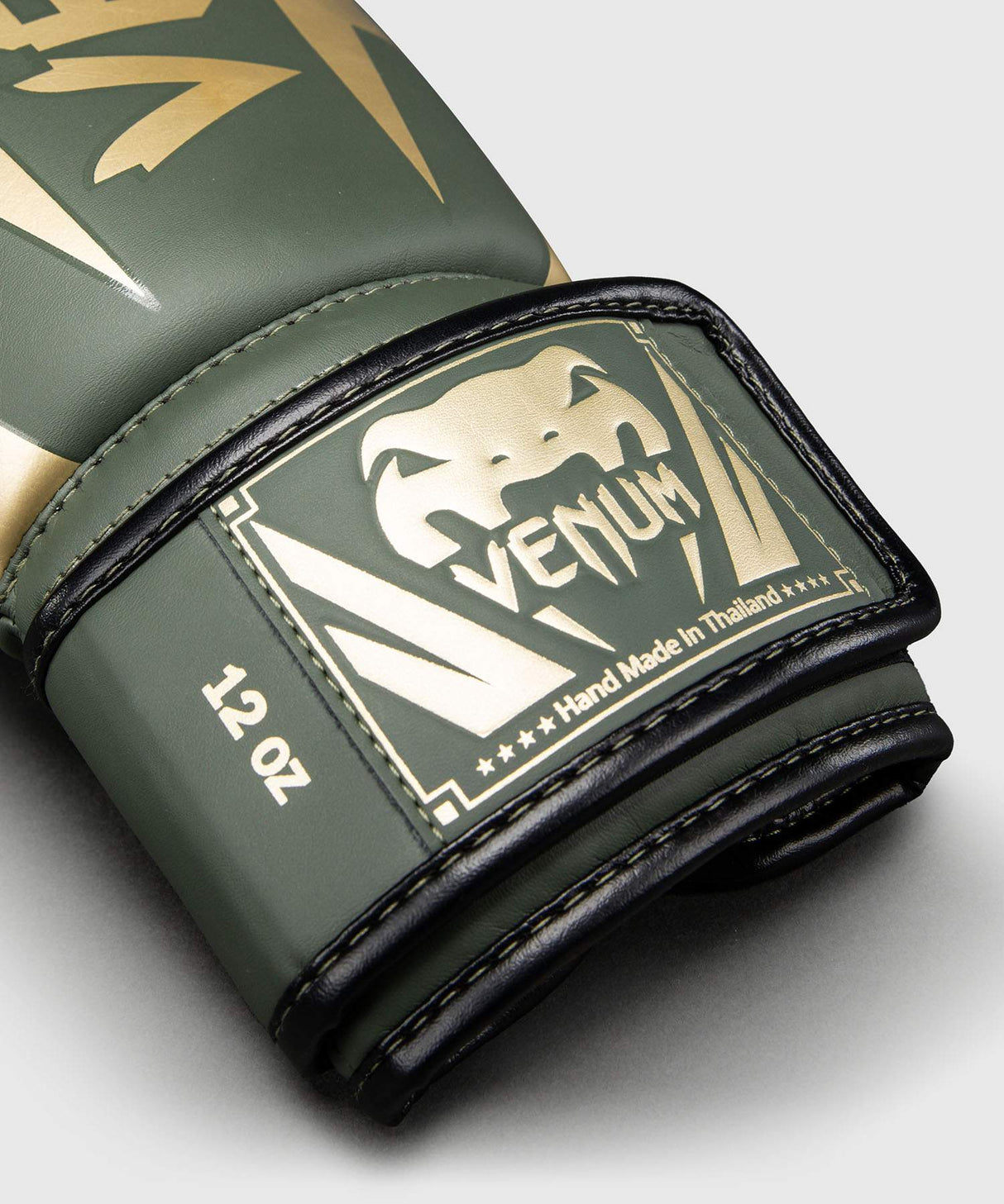 Venum Bokshandschoenen Elite - Kaki Groen/Goud