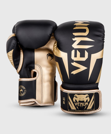 Gants de boxe Venum Elite – Noir/Or