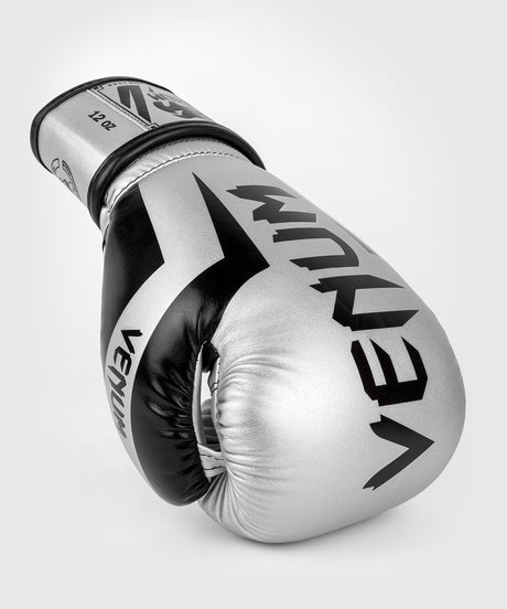 Boxerské rukavice Venum Elite – Stříbrné/Černé