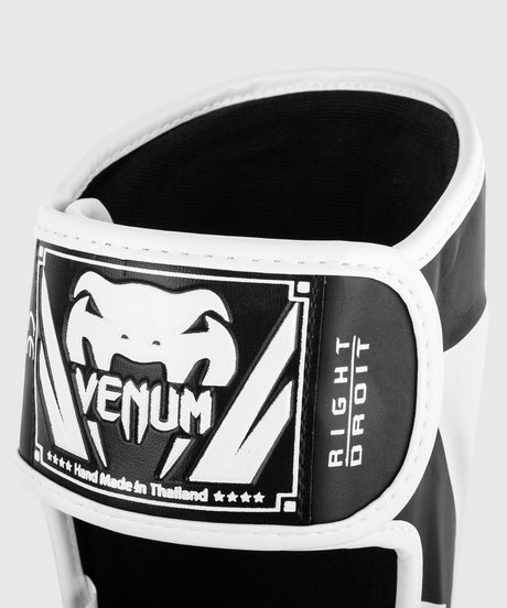 Venum Skinnebensbeskyttere Kickboxing Elite - Sort/Hvid