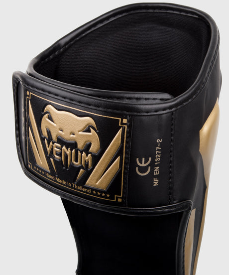 Venum Skinnebensbeskyttere Kickboxing Elite - Sort/Guld