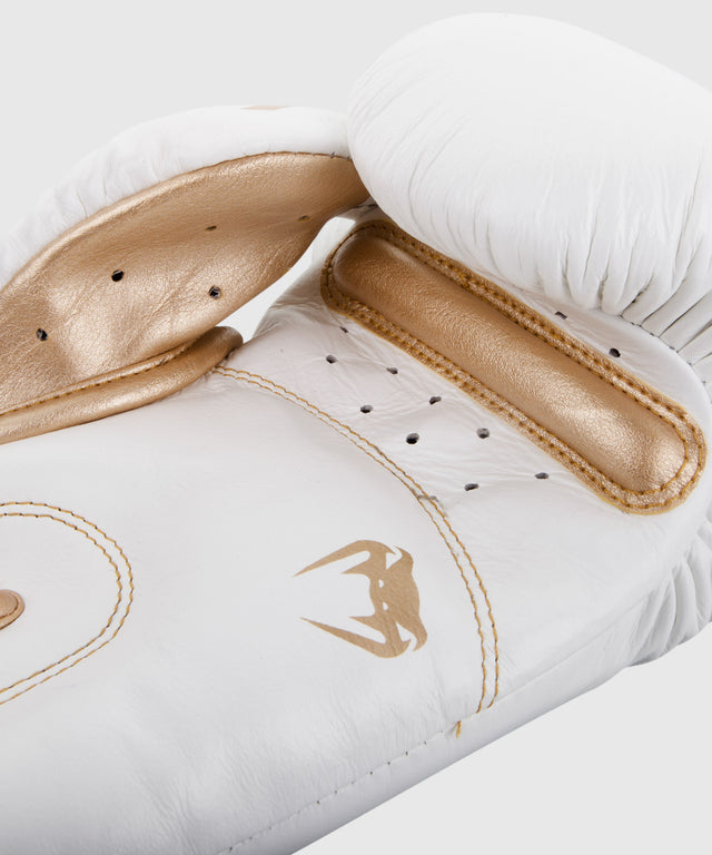 Boxerské rukavice Venum Giant 3.0 – Bílé/Zlaté