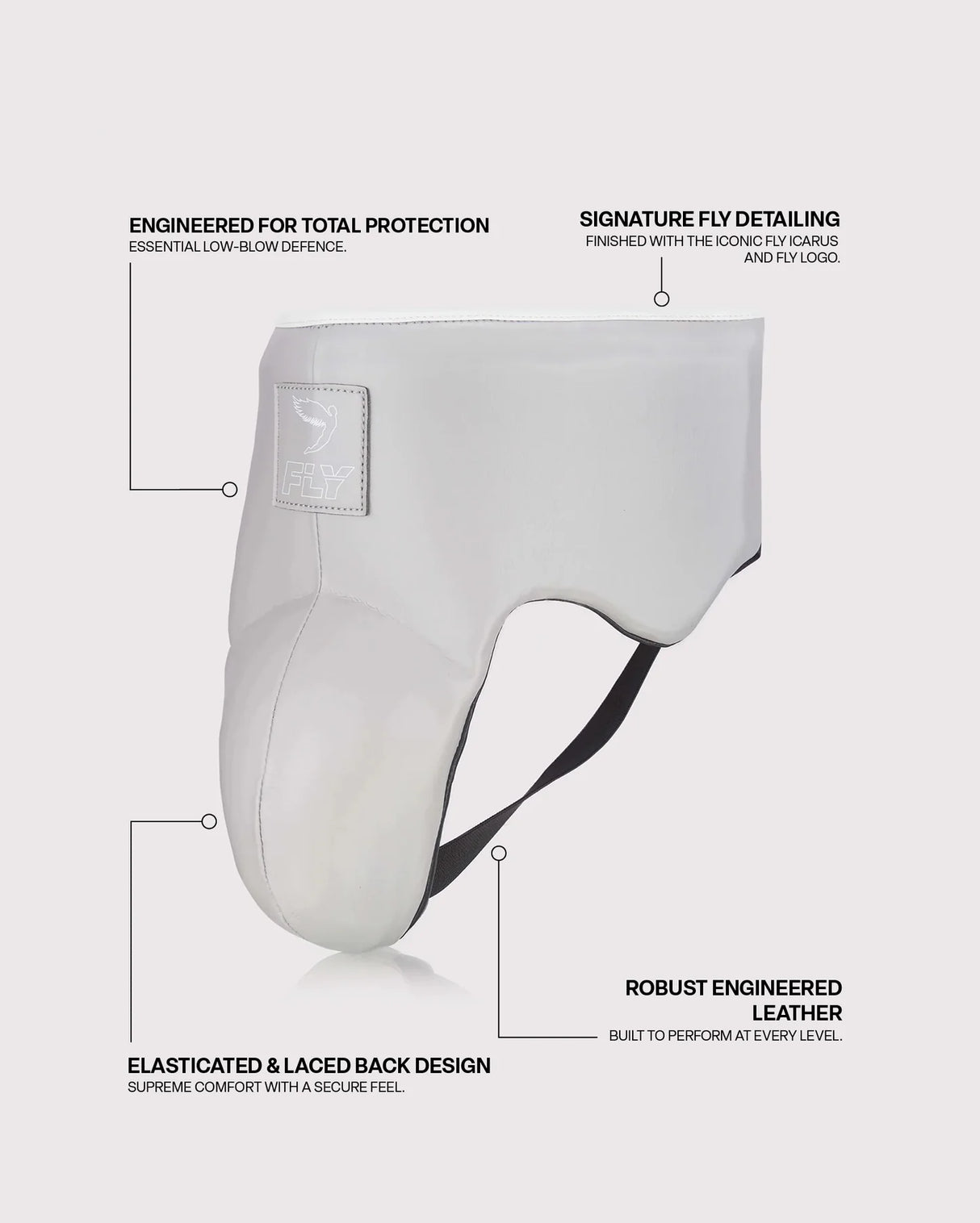 Fly Kruisbeschermer Boksen Wraith X - Grijs