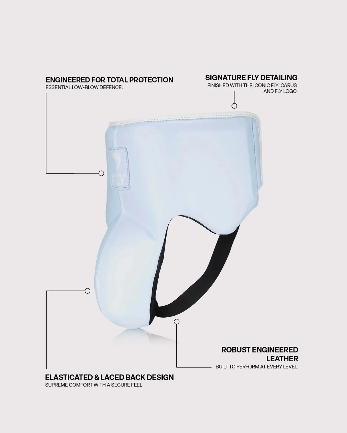 Fly Kruisbeschermer Boksen Wraith X - Pastelblauw