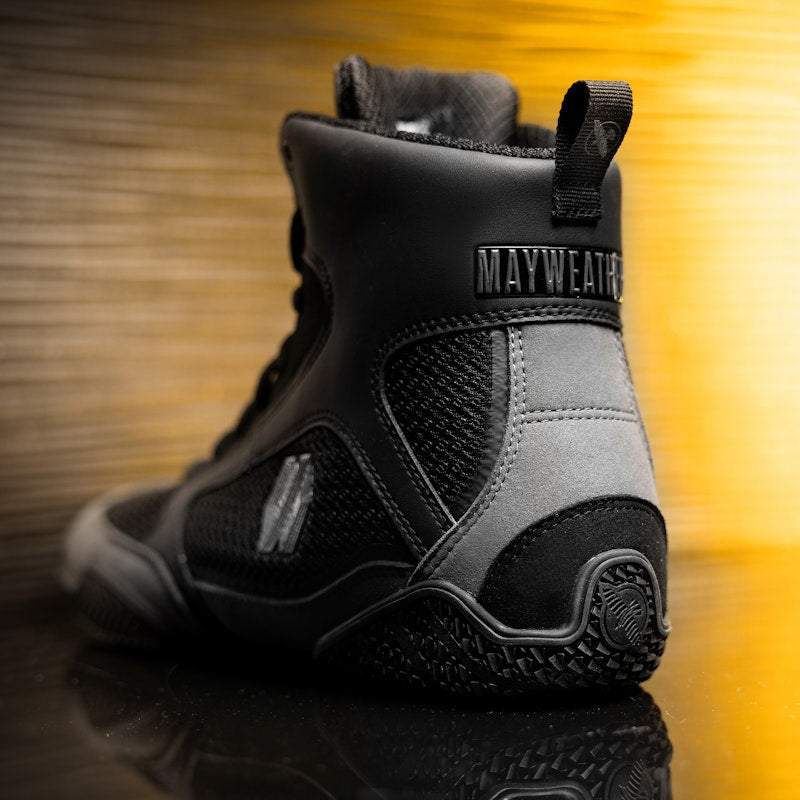 Hayabusa x Mayweather Boksschoenen Champ - Zwart/Grijs