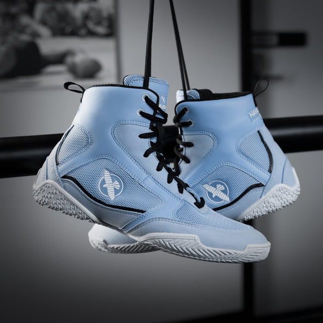 Botas de boxe Hayabusa Pro – Azul Pastel