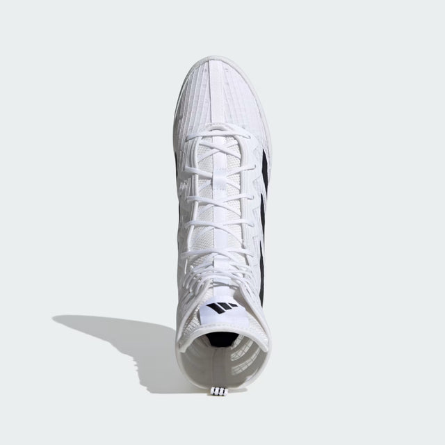 Buty bokserskie Adidas Box Hog 4 – Białe/Czarne