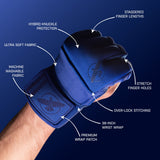 Hayabusa Bandages Deluxe Quick - Blauw