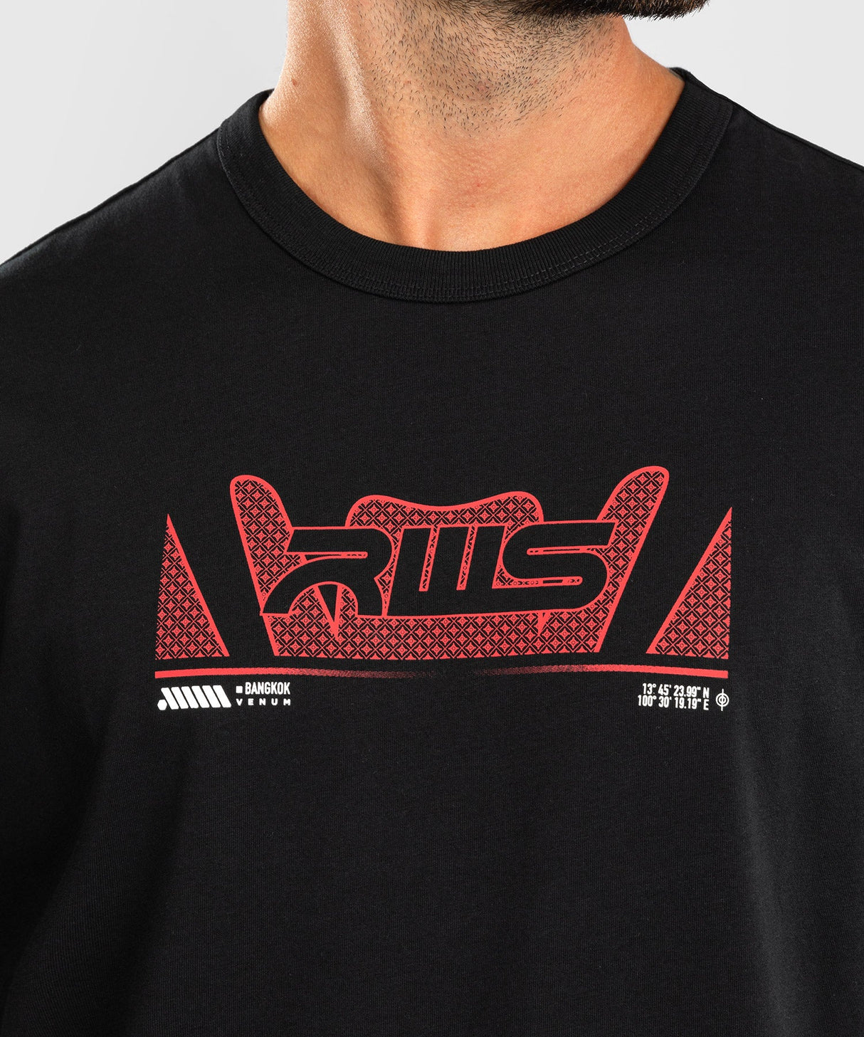 Venum x RWS 2.0 T-Shirt - Zwart/Rood