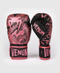 Guantes de boxeo Venum Impact Dragon's Flight – Negro/Rosa Metálico
