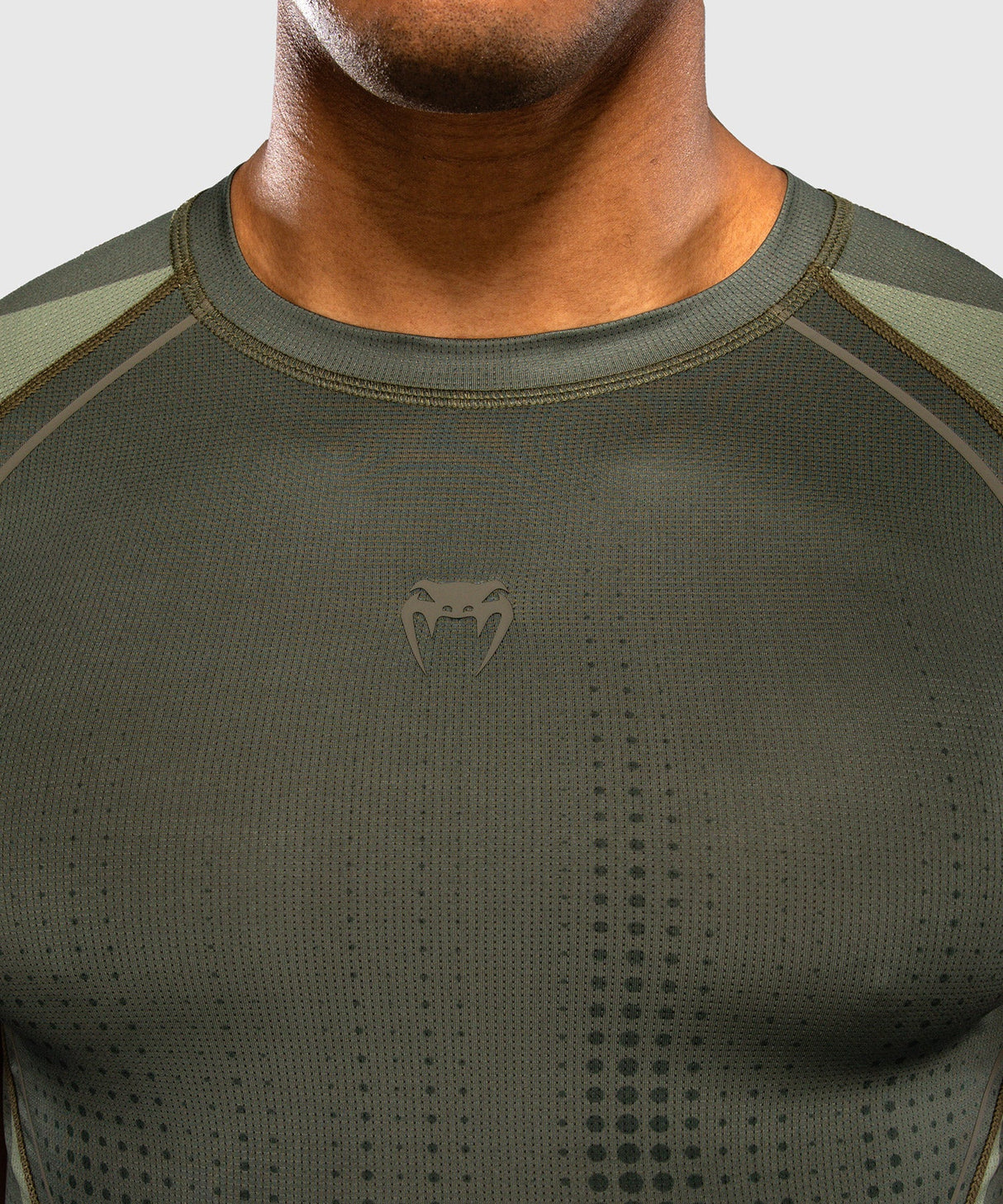 Venum Rashguard Stealth - Kaki/Legergroen