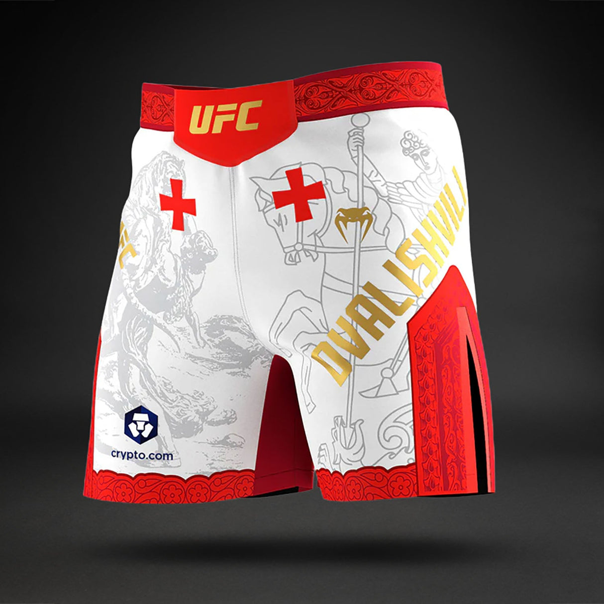 Venum UFC MMA Shorts Unrivaled Merab Dvalishvili - Wit/Rood