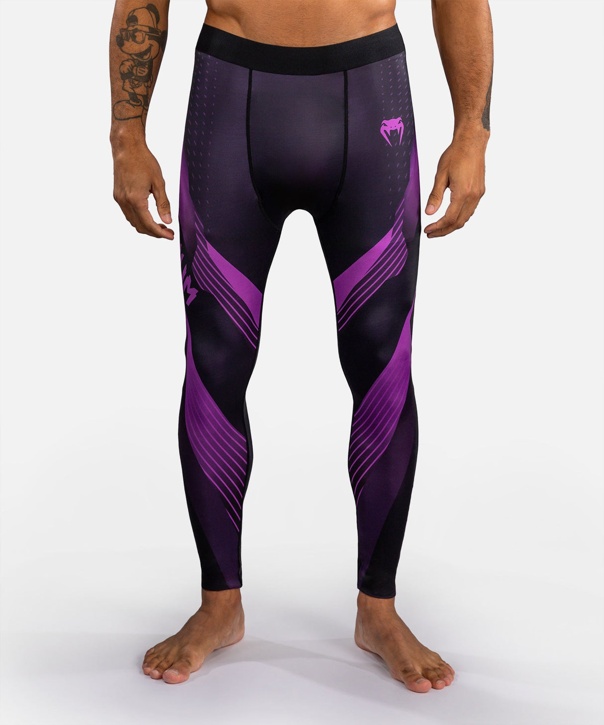 Venum Compressiebroek No-Gi 6.0 - Zwart/Paars