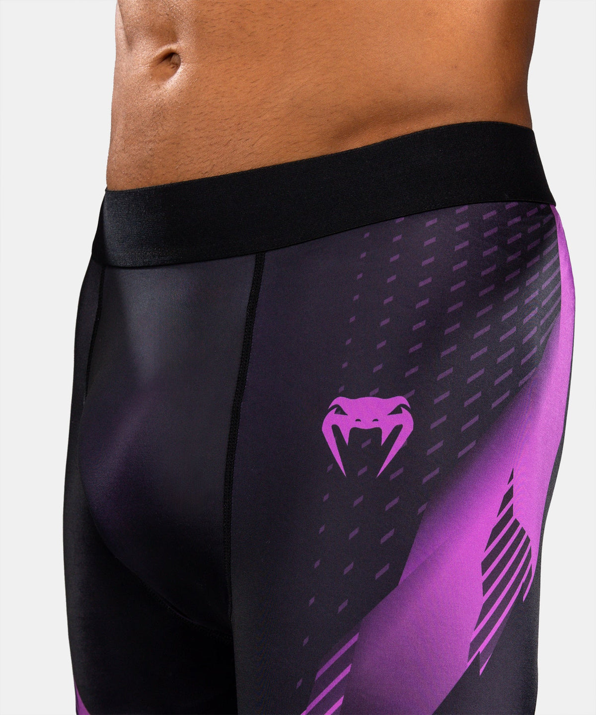 Venum Compressieshort No-Gi 6.0 - Zwart/Purper