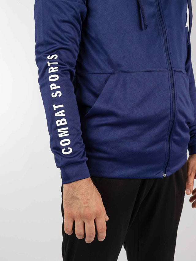 Kurtka treningowa Adidas Community Sports – Ciemnoniebieska/Biała