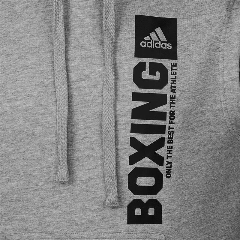Sudadera sin mangas Adidas Boxing – Gris/Negro