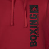 Adidas Hoodie Ärmellos Boxing – Rot/Schwarz
