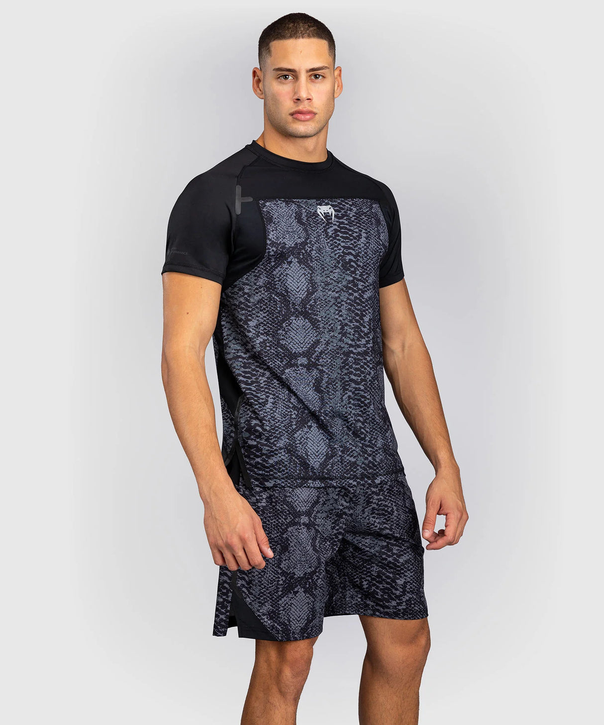 Venum Dry-Tech T-Shirt G-Fit Scales - Zwart/Grijs