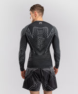 Venum Rashguard Midnight Fury - Zwart/Grijs/Zilver