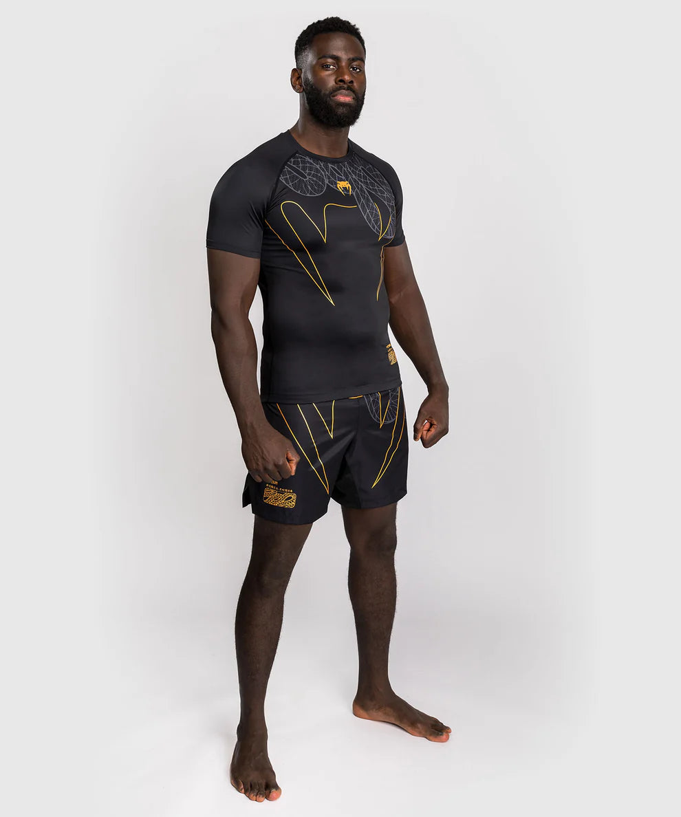 Venum Rashguard Korte Mouwen Serpenti - Zwart