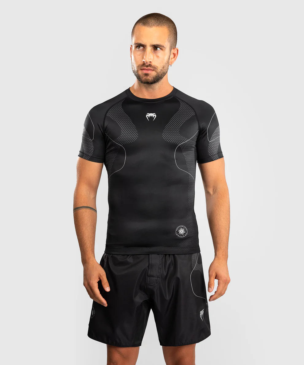 Venum Rashguard Korte Mouwen Nexus - Zwart