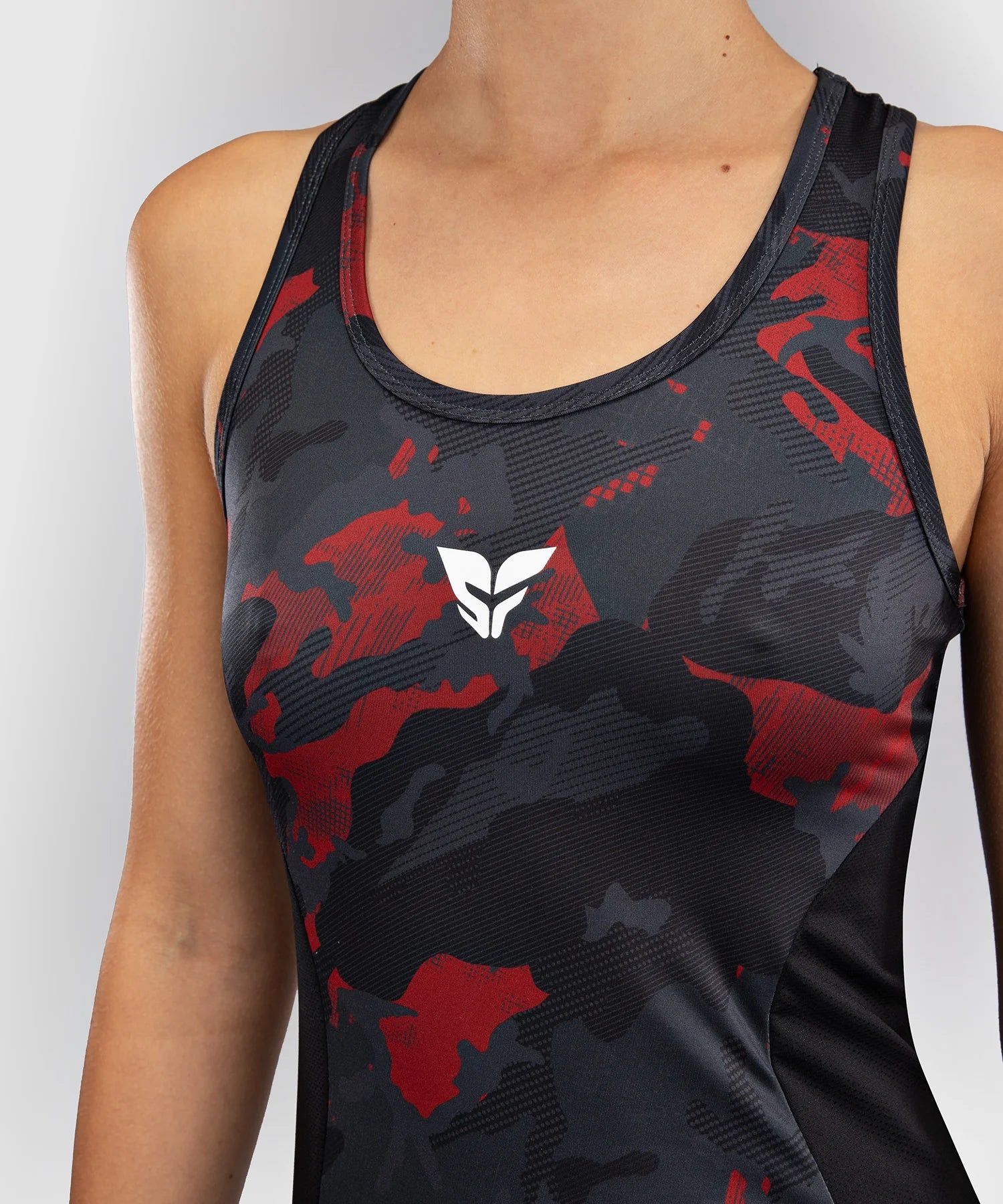 Venum x Sophia Rose Dames Tank Top - Urban/Red Camo