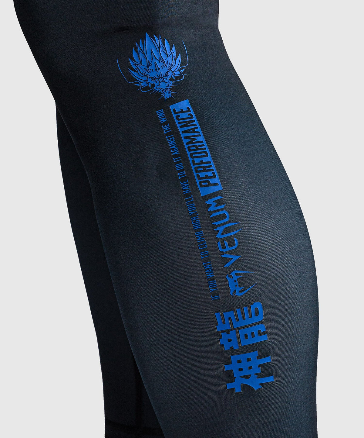 Venum Compressiebroek Thunder Dragon - Zwart/Koningsblauw