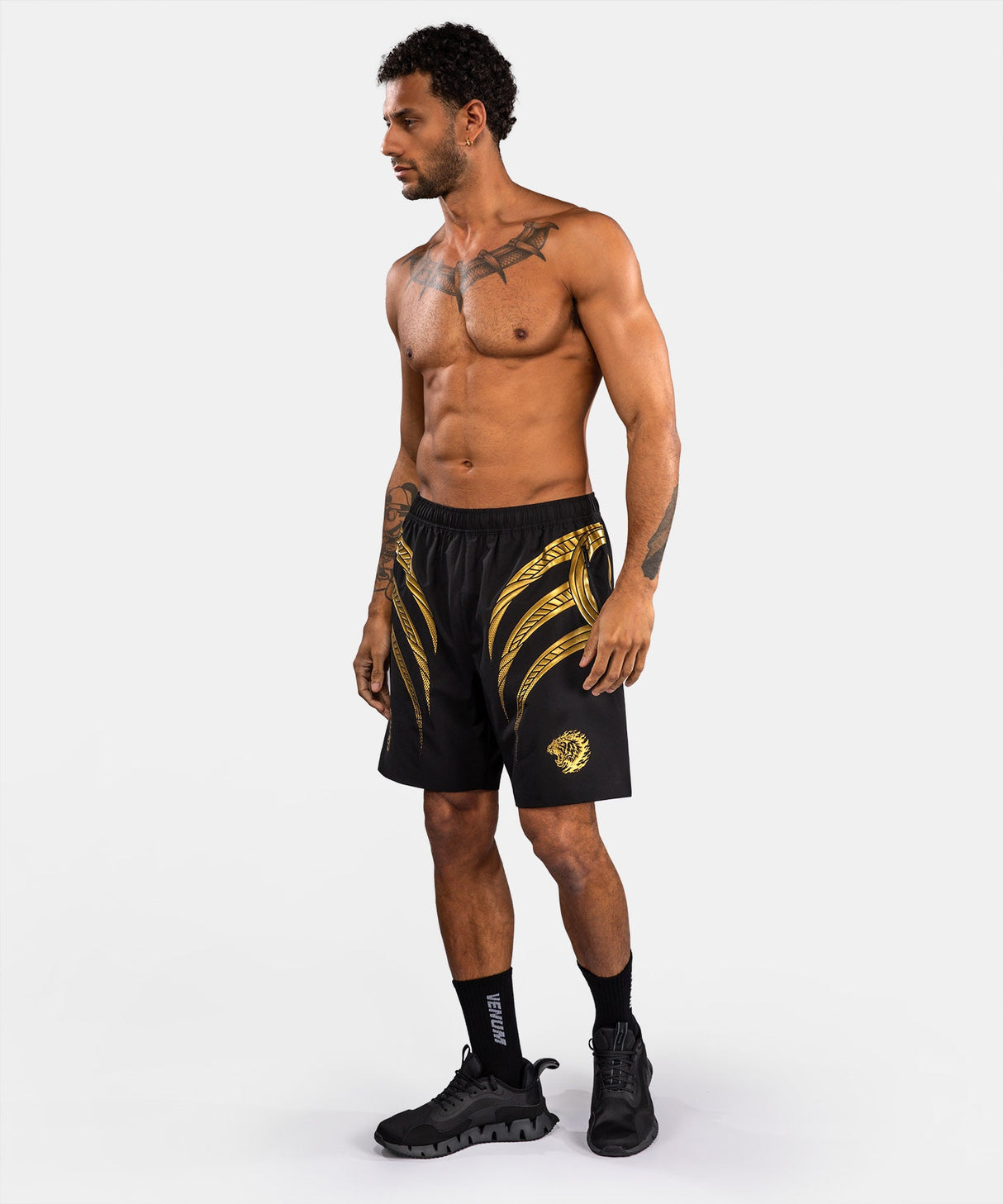 Venum x Mike Tyson Trainingsshorts Tiger - Zwart/Goud