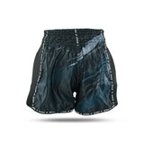 King Pro Box- und Kickboxshorts Storm – Schwarz/Grau