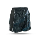 King Pro Box- und Kickboxshorts Storm – Schwarz/Grau