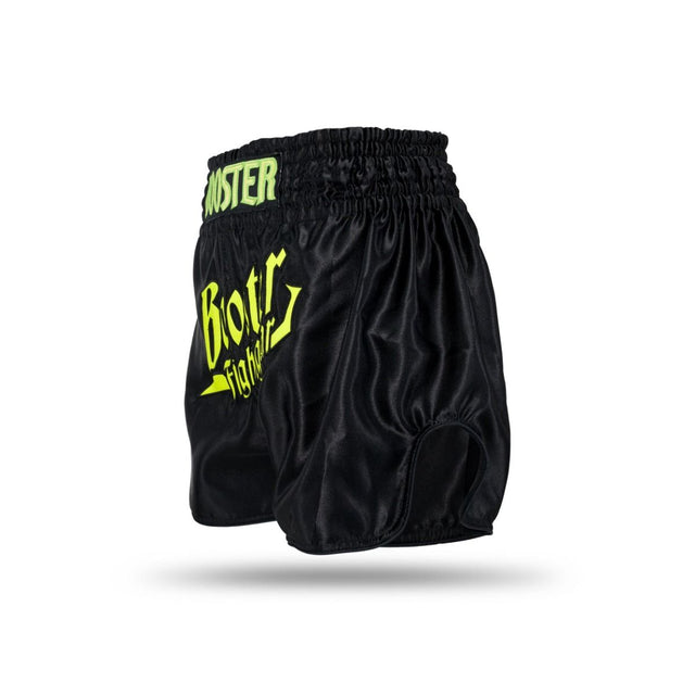Calções de kickboxing Booster Thunder – Preto/Amarelo
