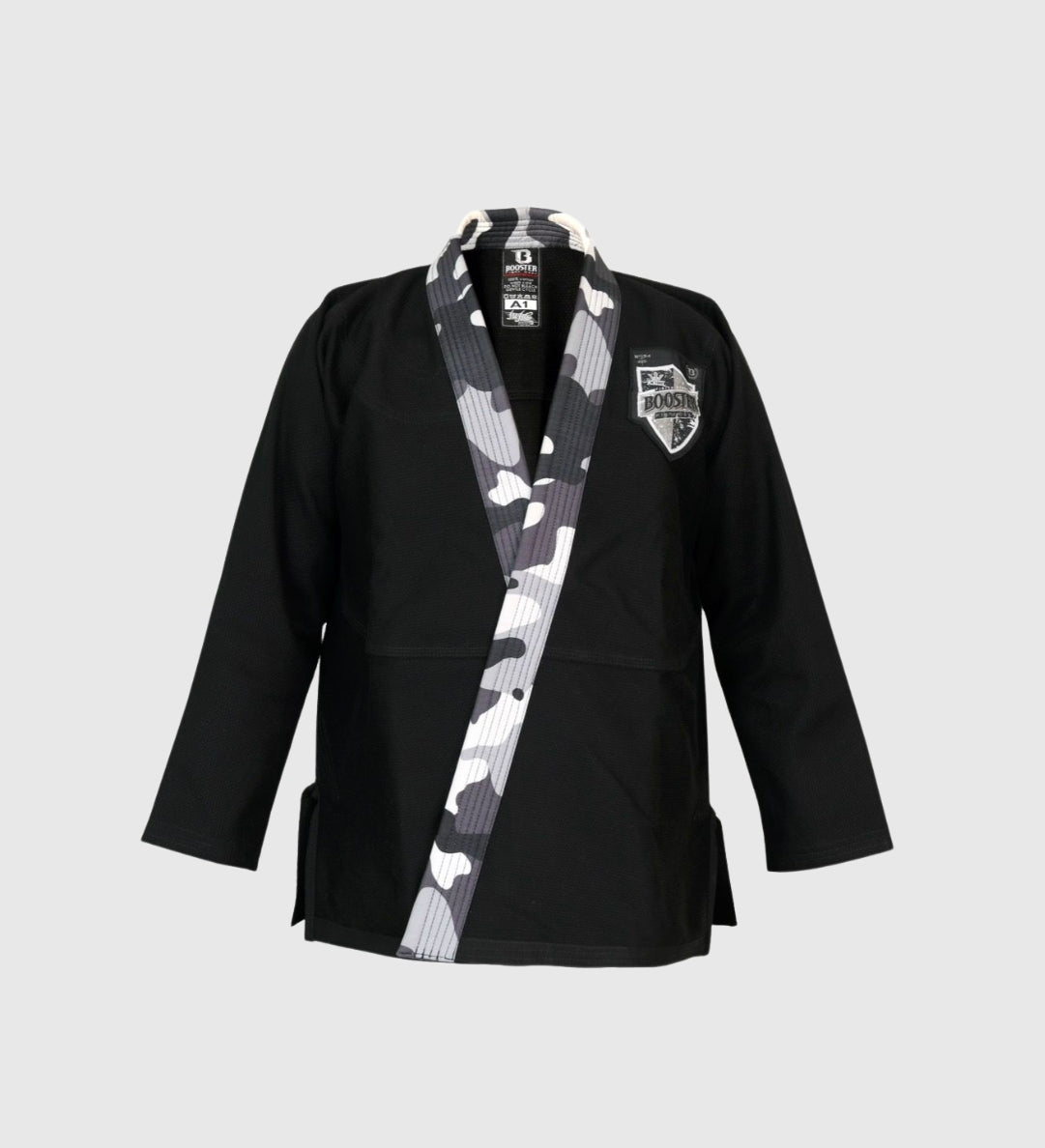 Booster BJJ Gi Pro Shield V2 - Zwart/Camo - BJJ Gi’s