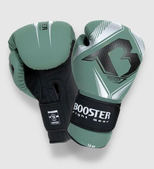 Booster Bokshandschoenen Bangkok - Groen/Zilver/Zwart