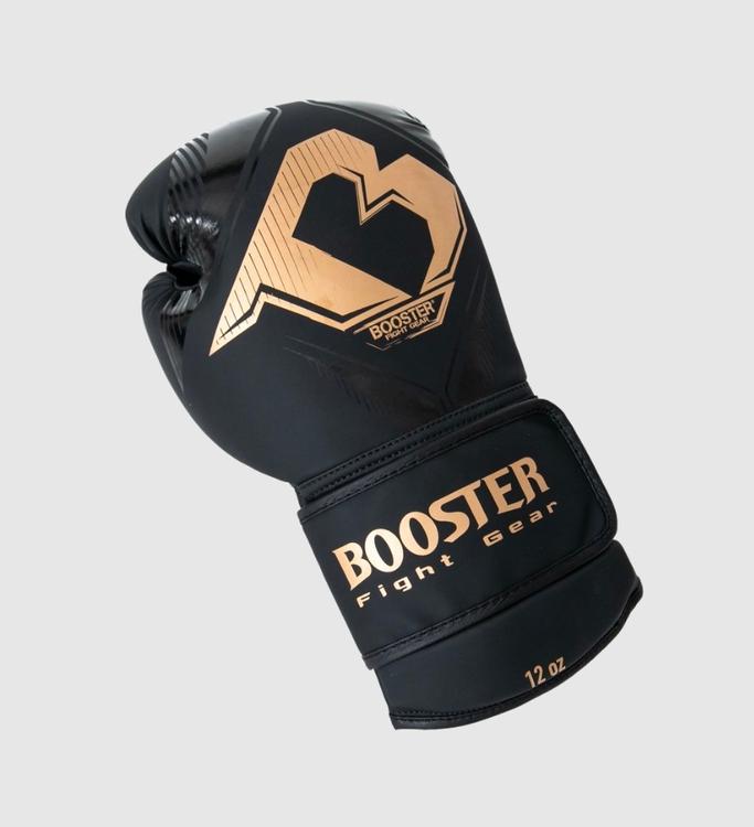 Booster (Kick)Bokshandschoenen Bangkok - Zwart/Goud - (Kick)Bokshandschoenen