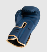 Booster Kickboks Handschoenen Youth Elite Kids -Blauw/Zwart/Goud - (Kick)Bokshandschoenen