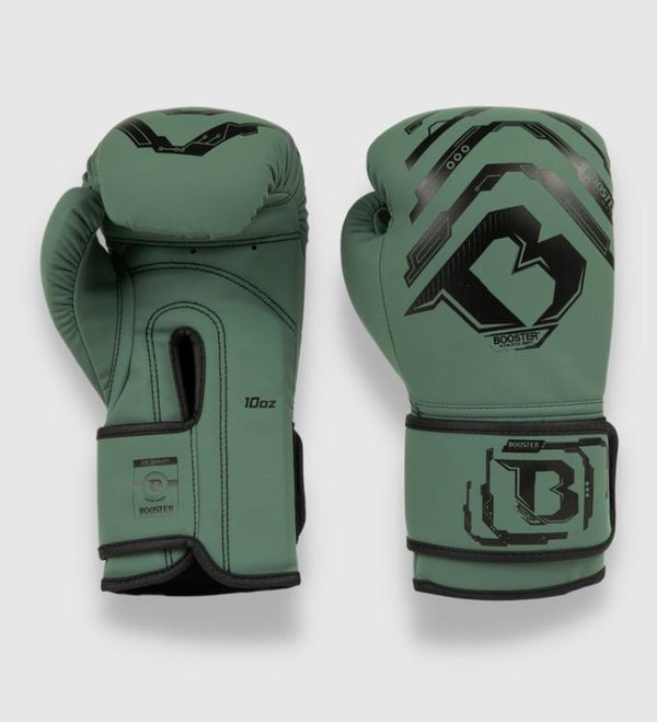 Booster Bokshandschoenen Youth Elite Kids - Kaki/Zwart