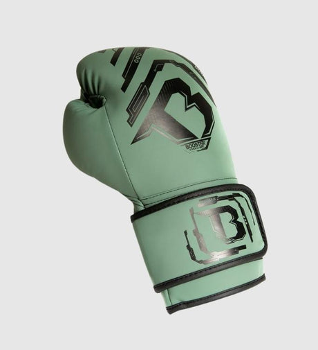 Booster Kickboks Handschoenen Youth Elite Kids - Kaki/Zwart - (Kick)Bokshandschoenen
