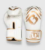 Booster Kickboks Handschoenen Youth Elite Kids - Wit/Goud - (Kick)Bokshandschoenen