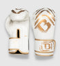 Booster Kickboks Handschoenen Youth Elite Kids - Wit/Goud - (Kick)Bokshandschoenen