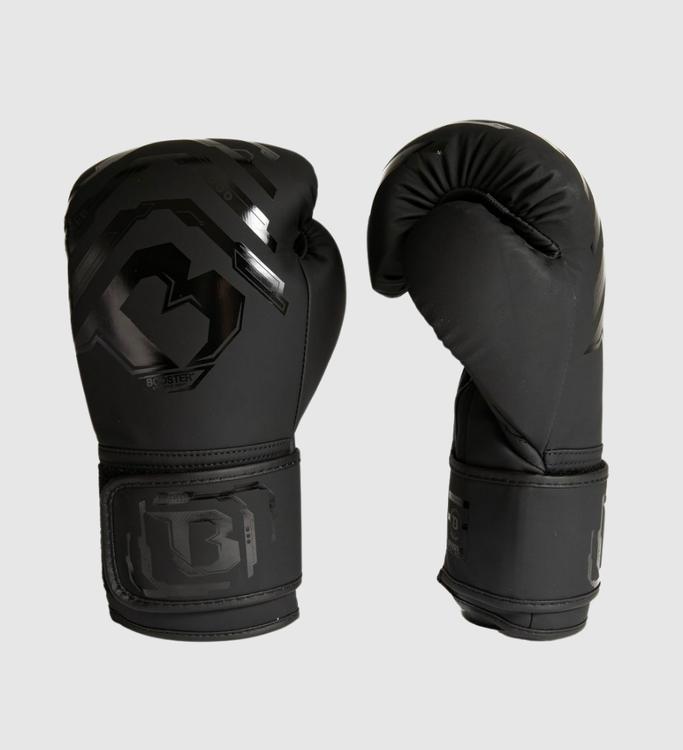 Booster Kickboks Handschoenen Youth Elite Kids - Zwart - (Kick)Bokshandschoenen