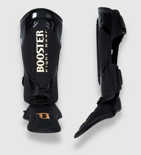 Booster Kickboks Scheenbeschermers Bangkok - Zwart/Goud