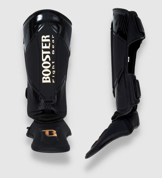 Booster Kickboks Scheenbeschermers Bangkok - Zwart/Goud
